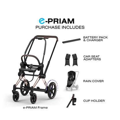 Cybex e-Priam Style Frame - Rosegold - 526000265