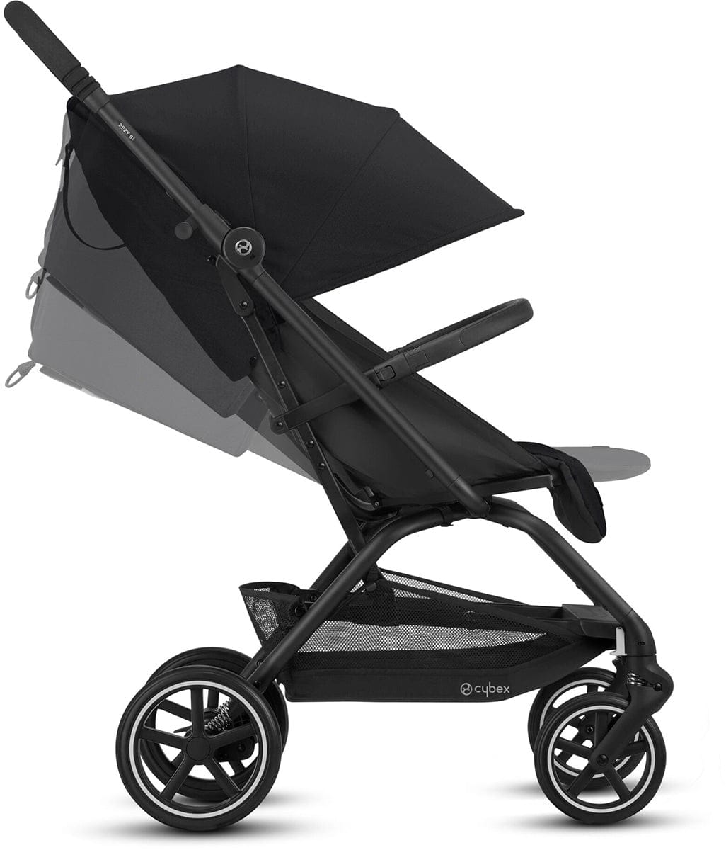 Cybex Eezy S+ 2 Compact Stroller - Deep Black / Black - 521002887