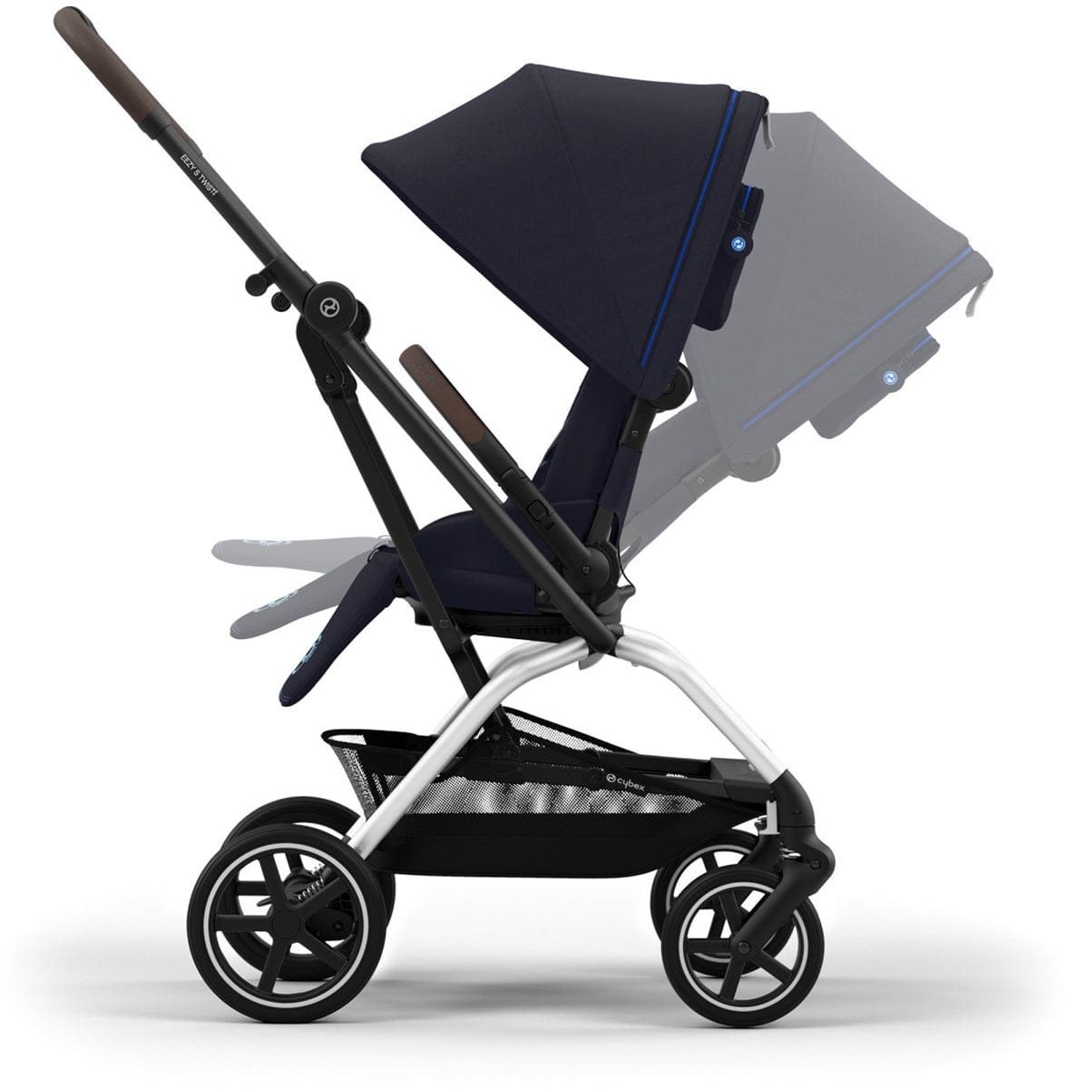Cybex Eezy S Twist +2  Compact Stroller - Dark Blue - 524000109