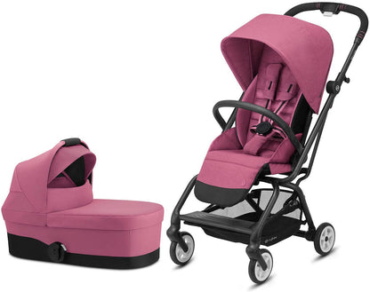 Cybex Eezy S Twist 2 Stroller + Cot S Bassinet Bundle - Magnolia Pink - 520004437-521001467