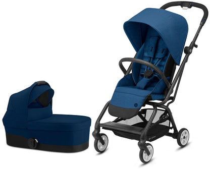 Cybex Eezy S Twist 2 Stroller + Cot S Bassinet Bundle - Navy Blue - 520004433-521001463