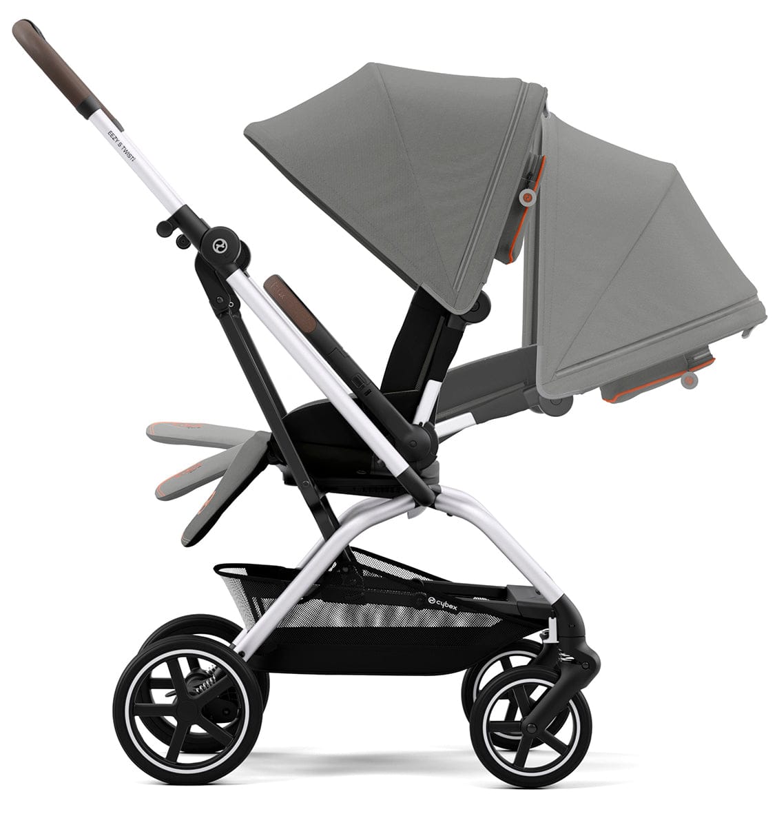 Cybex Eezy S Twist +2 V2 Stroller - Lava Grey - 522001723