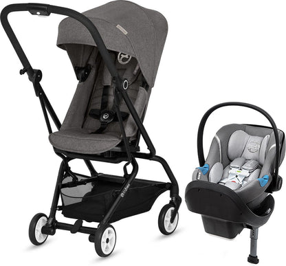 Cybex Eezy S Twist + Aton M SensorSafe Travel System - Manhattan Grey