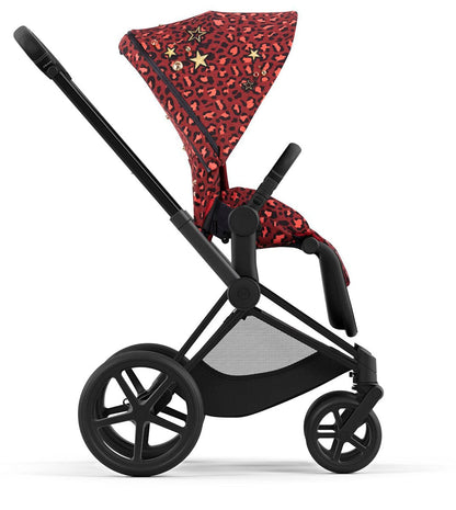 Cybex ePriam 2 Electronic Assist Complete Stroller with Lux Bassinet Bundle - Rockstar by Alec Voelkel - 521003945-B-ROCK