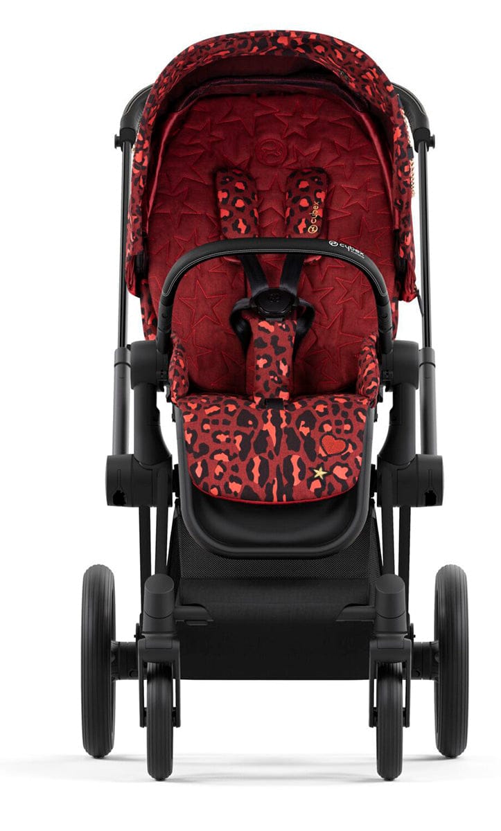 Cybex ePriam 2 Electronic Assist Complete Stroller with Lux Bassinet Bundle - Rockstar by Alec Voelkel - 521003945-B-ROCK