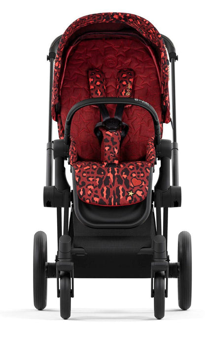 Cybex ePriam 2 Electronic Assist Complete Stroller with Lux Bassinet Bundle - Rockstar by Alec Voelkel - 521003945-B-ROCK