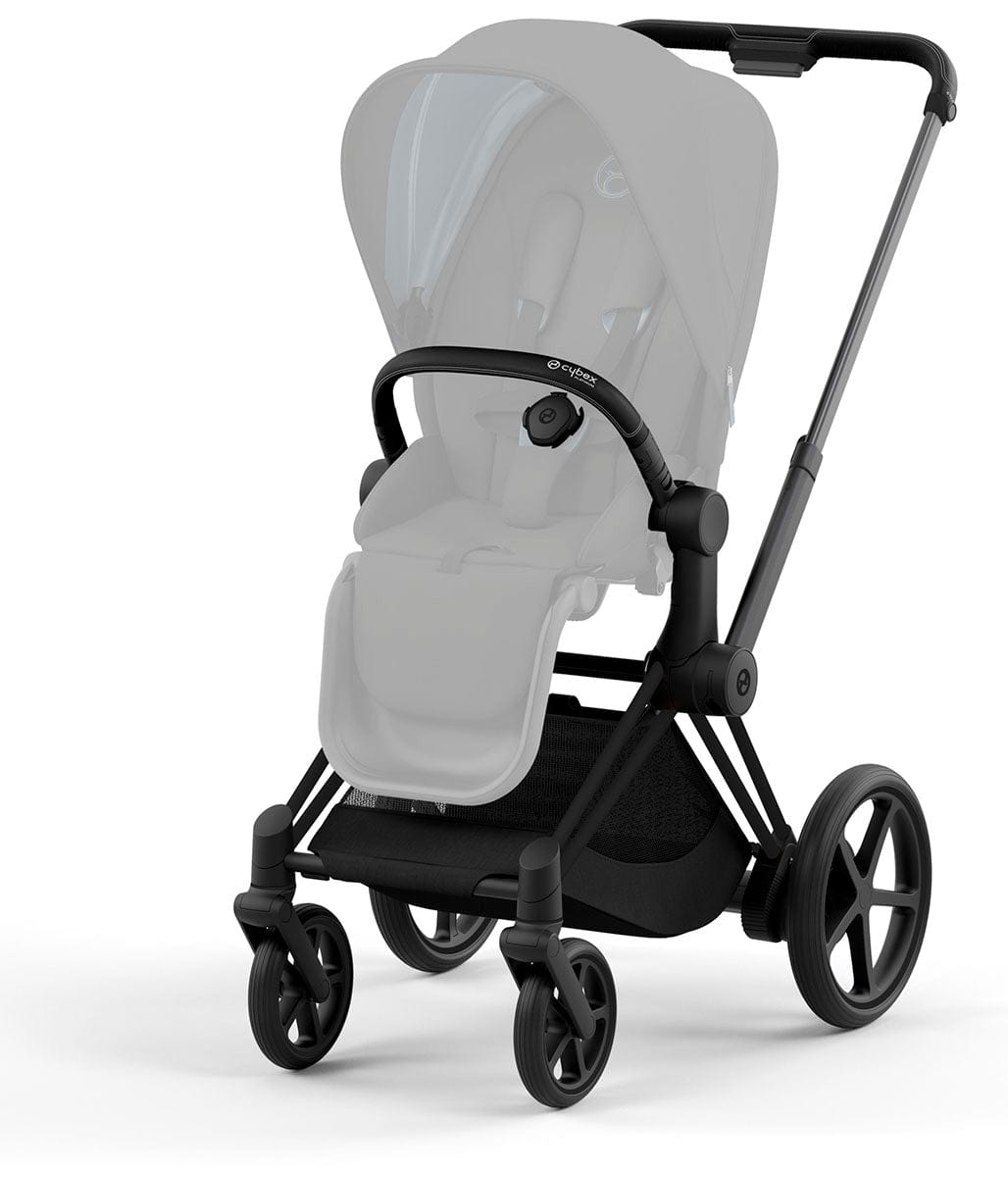 Cybex ePriam 2 Electronic Assist Stroller Frame - Matte Black / Black - 521003945