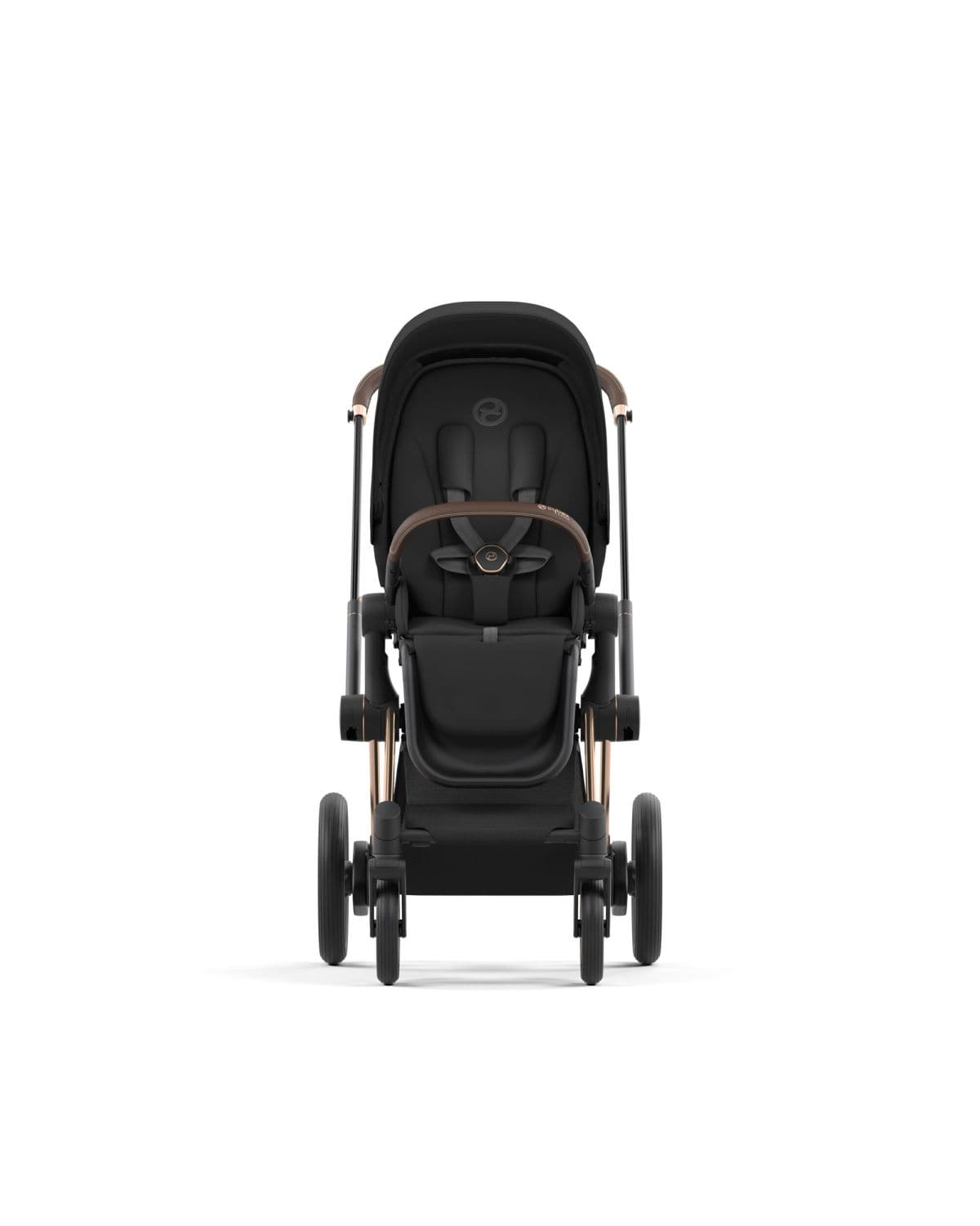 Cybex ePriam 2 Electronic Assist Stroller (One Box) - Rose Gold / Sepia Black - 523001575