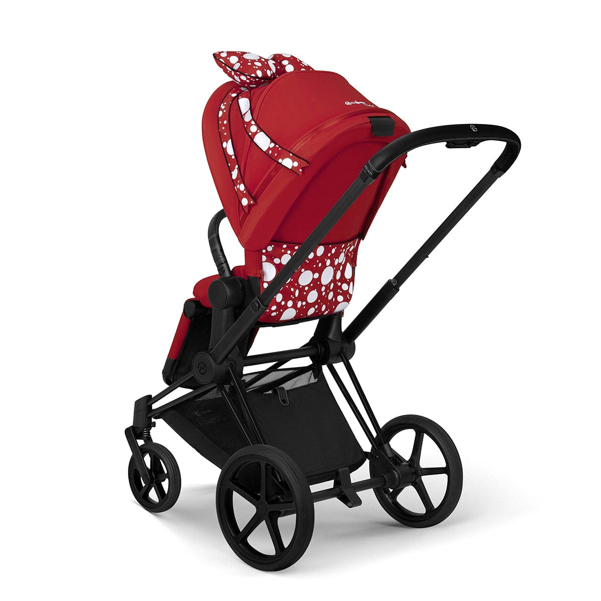 Cybex ePriam Complete Stroller Bundle - Petticoat Red by Jeremy Scott - 519002649-PET