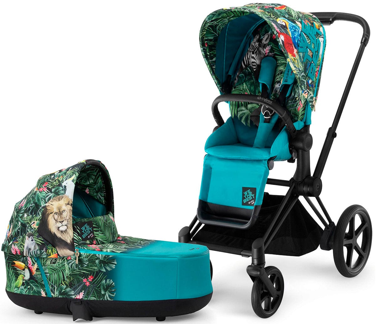 Cybex ePriam Complete Stroller with Lux Bassinet Bundle - We The Best x DJ Khaled - 519002649-B-WTB
