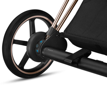 Cybex ePriam Electronic Assist Stroller - Chrome/Black/Black - 519003537-B