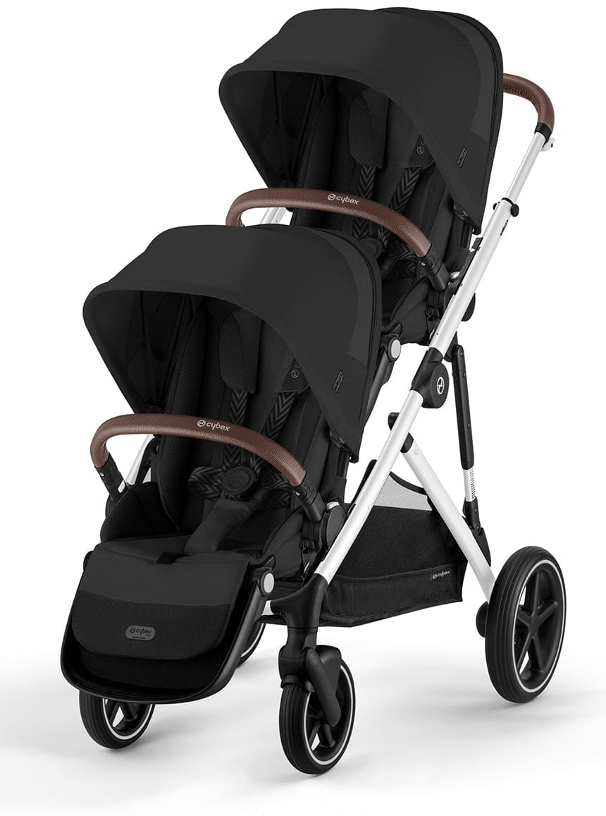 Cybex Gazelle S Stroller Moon Black/Silver Frame