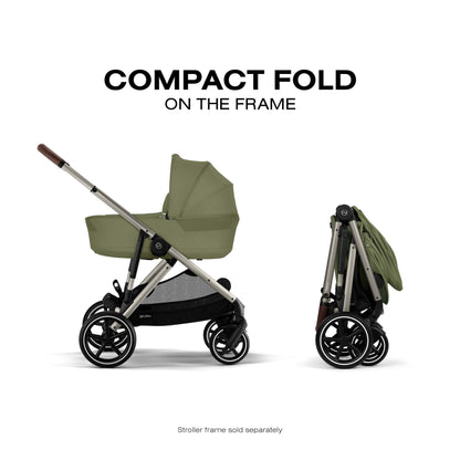 Cybex Gazelle S Fold Cot - Moss Green