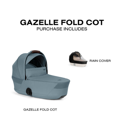 Cybex Gazelle S Fold Cot - Stormy Blue