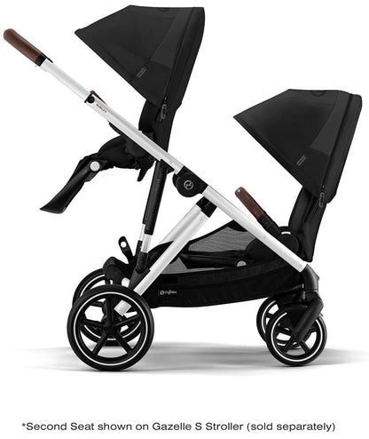 Cybex Gazelle S Second Seat - Silver Frame / Moon Black - 522004819