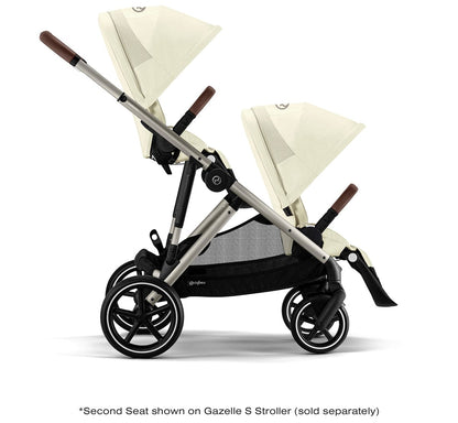 Cybex Gazelle S Second Seat - Taupe Frame / Seashell Beige - 522002379