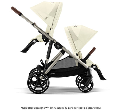 Cybex Gazelle S Second Seat - Taupe Frame / Seashell Beige - 522002379