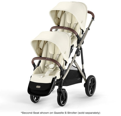 Cybex Gazelle S Second Seat - Taupe Frame / Seashell Beige - 522002379