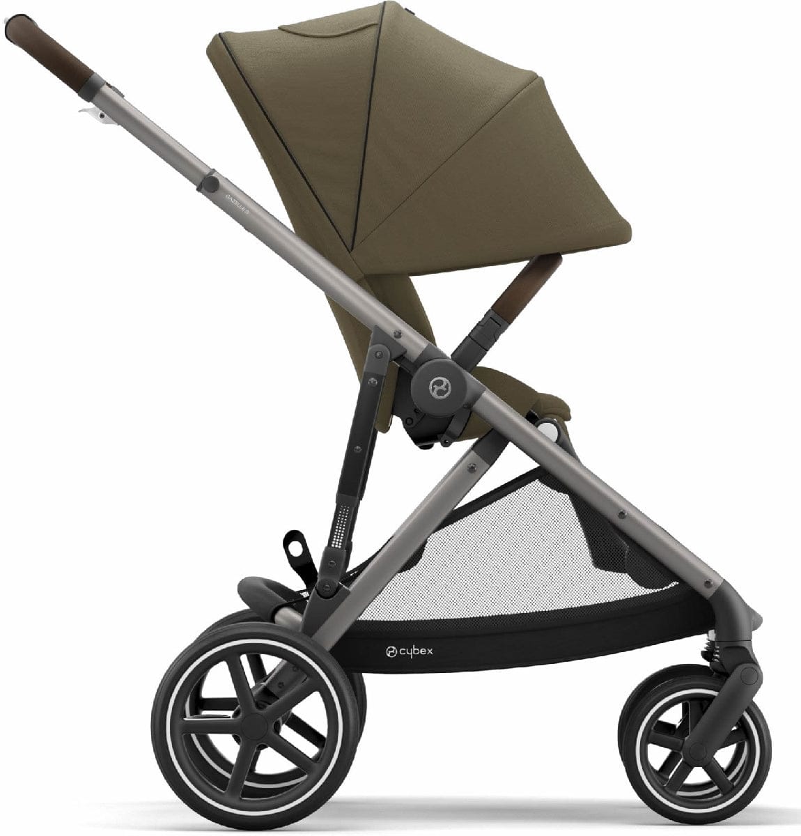 Cybex Gazelle S Single-to-Double Stroller - Classic Beige (Taupe Frame) - 520003563