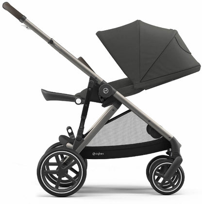 Cybex Gazelle S Single-to-Double Stroller - Soho Grey (Taupe Frame) - 520003559