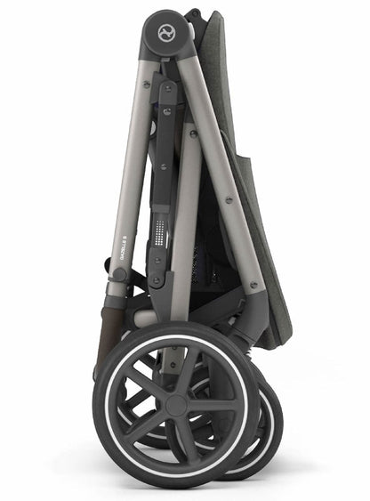 Cybex Gazelle S Single-to-Double Stroller - Soho Grey (Taupe Frame) - 520003559
