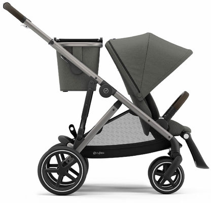 Cybex Gazelle S Single-to-Double Stroller - Soho Grey (Taupe Frame) - 520003559