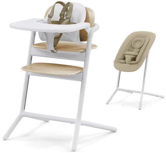 Cybex LEMO 2 High Chair 4-in-1 Set - Sand White - 521004465