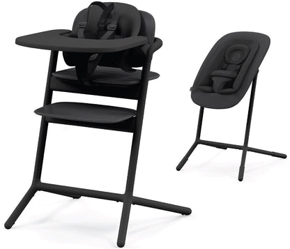 Cybex LEMO 2 High Chair 4-in-1 Set - Stunning Black - 521004461