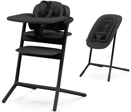 Cybex LEMO 2 High Chair 4-in-1 Set - Stunning Black - 521004461