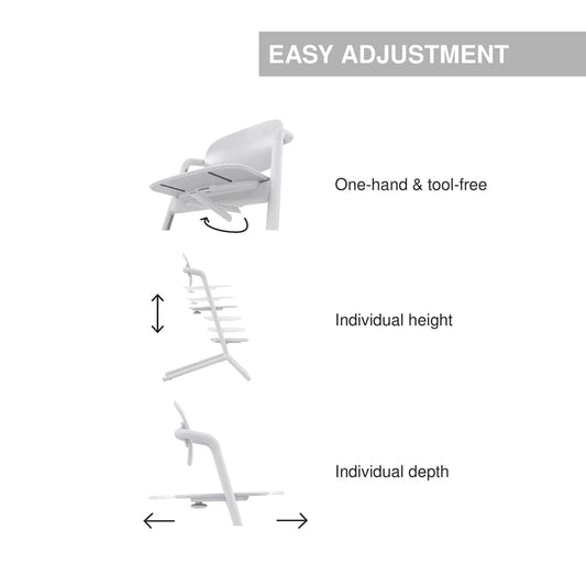 Cybex LEMO 2 High Chair - All White - 522002317