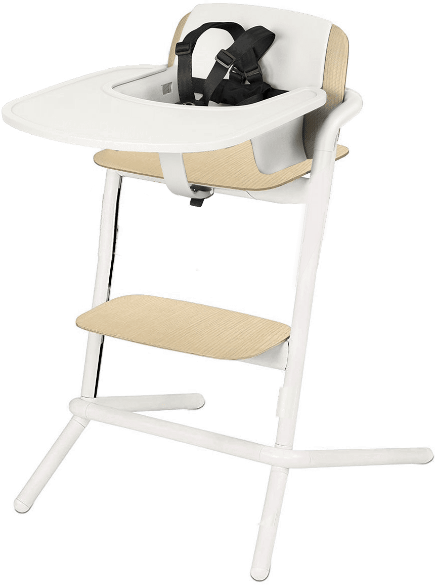 Cybex LEMO High Chair, Wood - Porcelaine White - 518002365