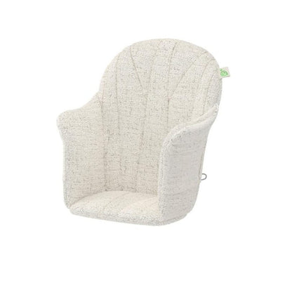 Cream textured fabric seat cushion for high chair