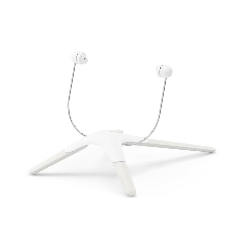 Cybex white bouncer stand with metal frame