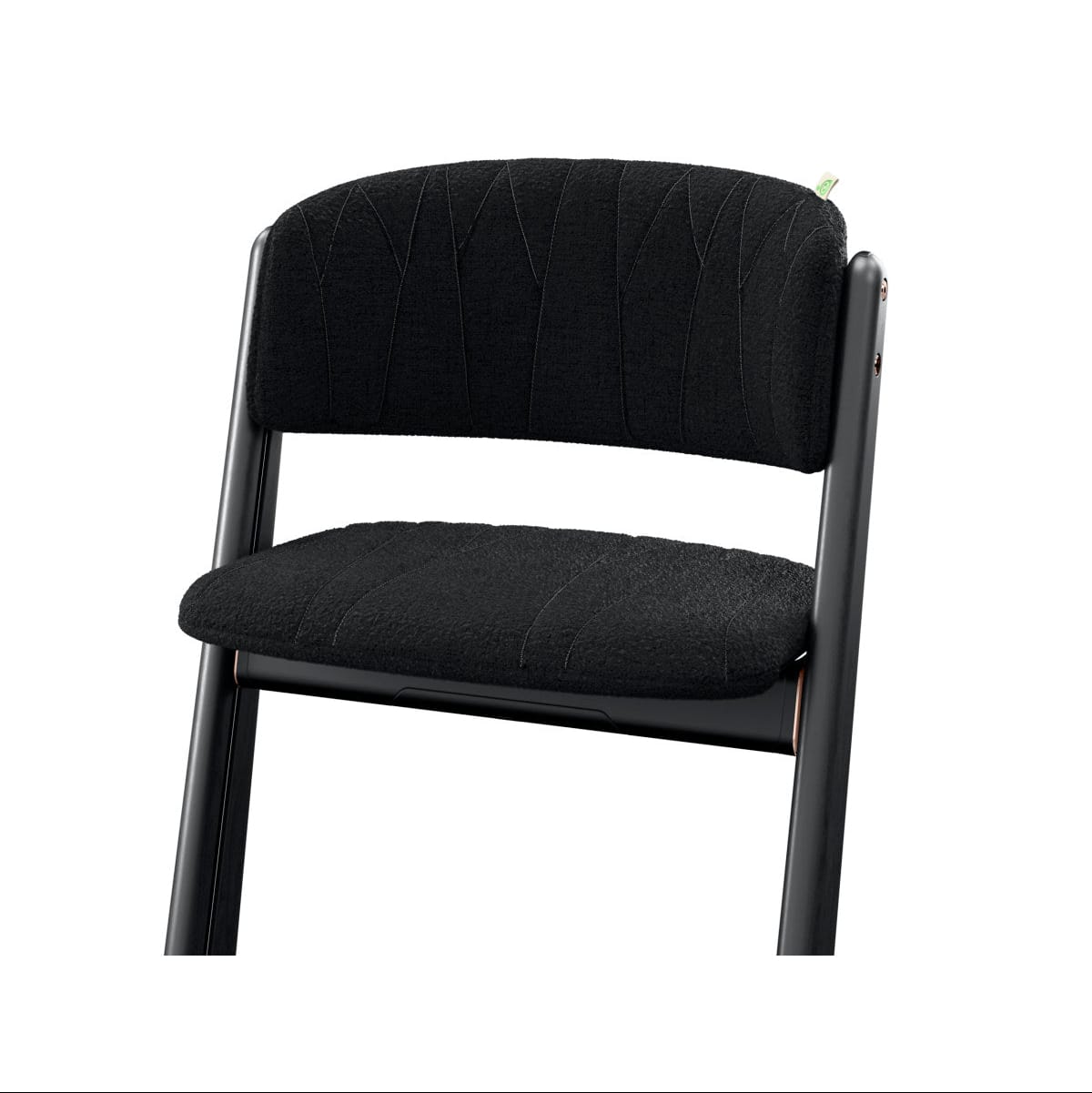 Cybex black textured seat and backrest cushion for high chair