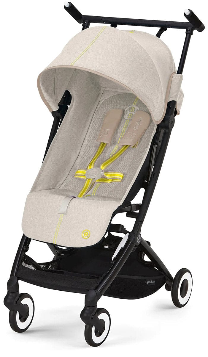 Cybex Libelle 2 Compact Stroller (with 1 Pull Harness) - Seashell White / Light Beige - 523001009