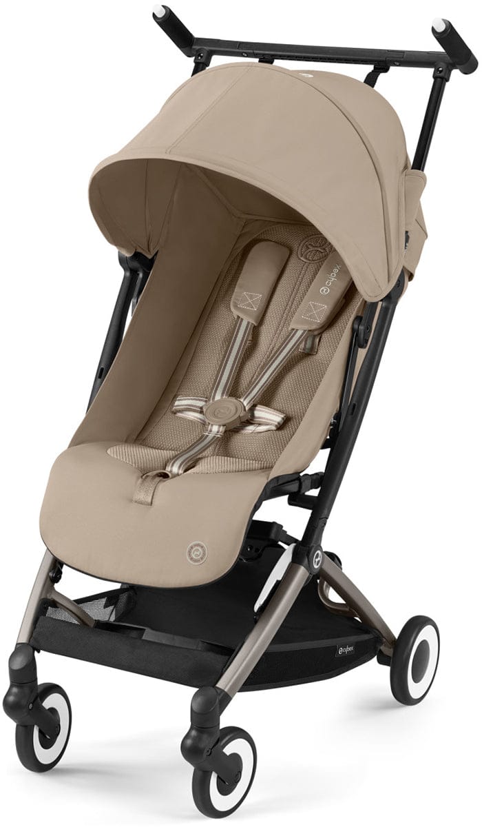 Cybex Libelle 2 Compact Stroller (with 1 Pull Harness) - Almond Beige - 524000269