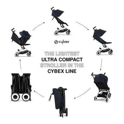Cybex Libelle 2 Compact Stroller (with 1 Pull Harness) - Dark Blue - 524000233