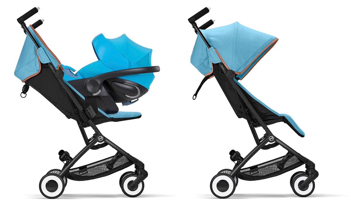 Cybex Libelle 2 Compact Stroller (WITHOUT 1 Pull Harness) - Beach Blue - 522001709