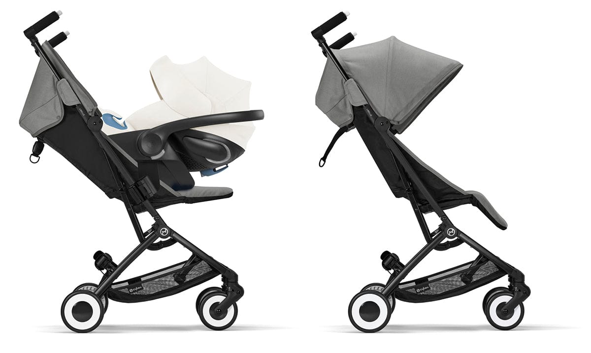 Cybex Libelle 2 Compact Stroller (WITHOUT 1 Pull Harness) - Lava Grey - 522001705