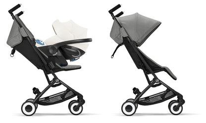Cybex Libelle 2 Compact Stroller (WITHOUT 1 Pull Harness) - Lava Grey - 522001705