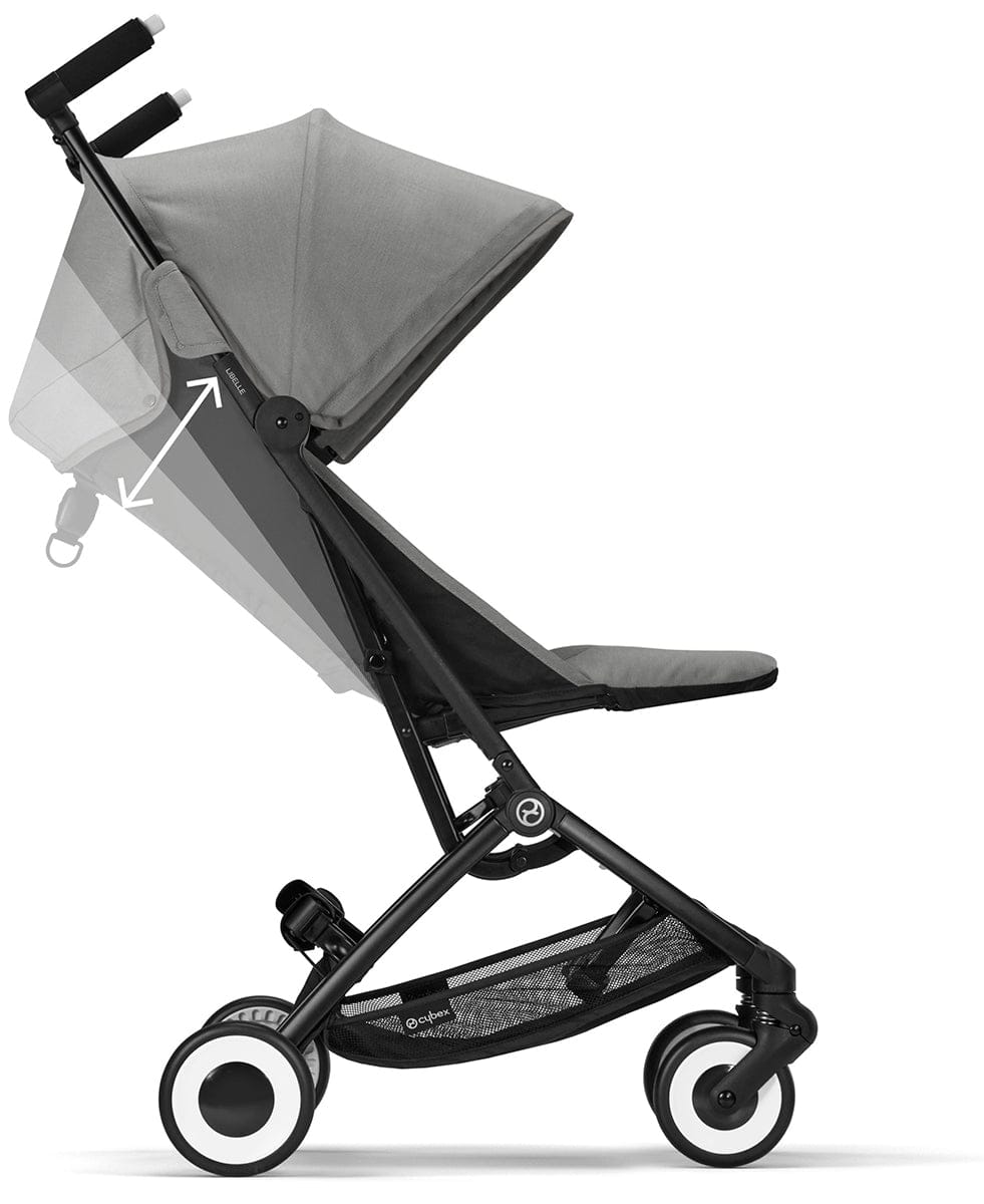 Cybex Libelle 2 Compact Stroller (WITHOUT 1 Pull Harness) - Lava Grey - 522001705