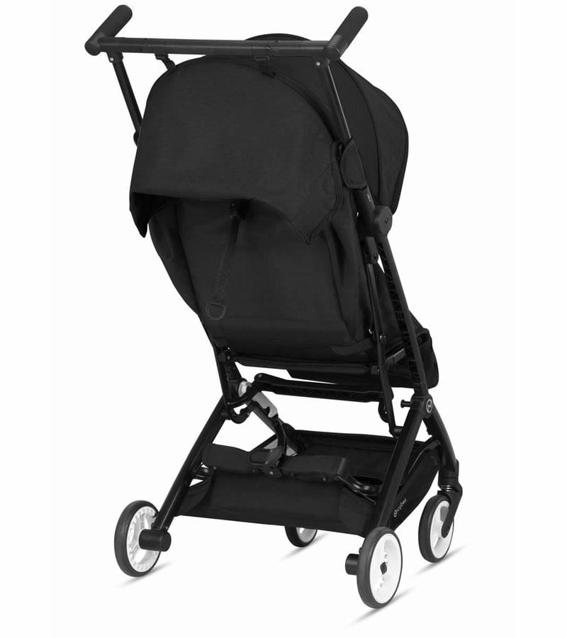 Cybex Libelle Compact Stroller + Travel Bag Bundle - Deep Black / Black