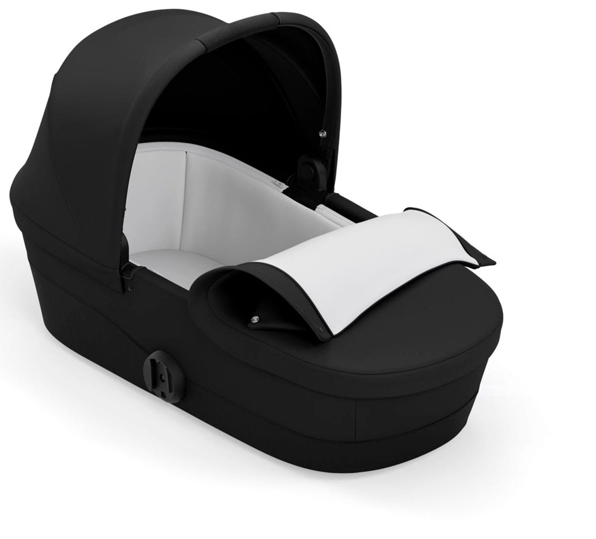 Cybex Melio Carbon 2.0 Stroller + Cot Bundle - Deep Black (Albee Exclusive) - 521002889-521002891