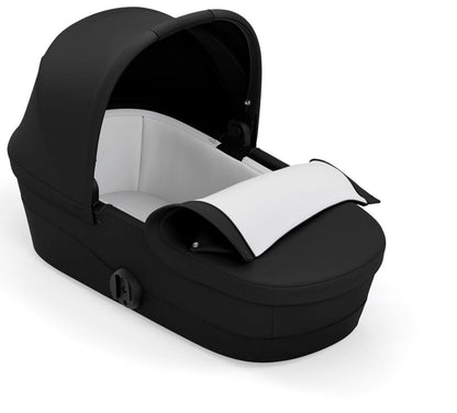 Cybex Melio Carbon 2.0 Stroller + Cot Bundle - Deep Black (Albee Exclusive) - 521002889-521002891