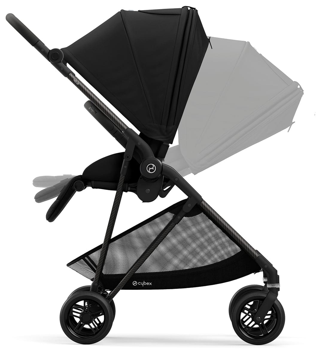Cybex Melio Carbon 2.0 Stroller - Deep Black (Albee Exclusive) - 521002889