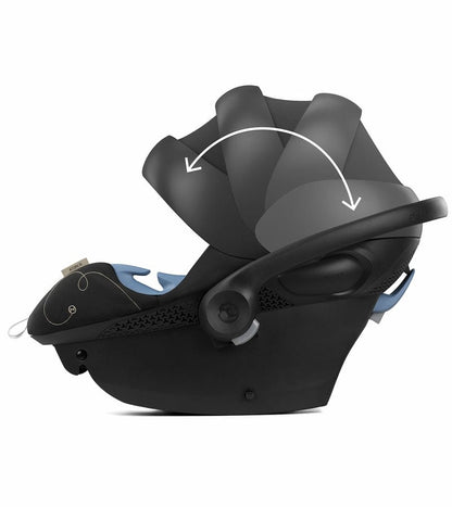 Cybex Melio Carbon 3 + Aton G Travel System Bundle - Moon Black / Moon Black - 522002401-522001441
