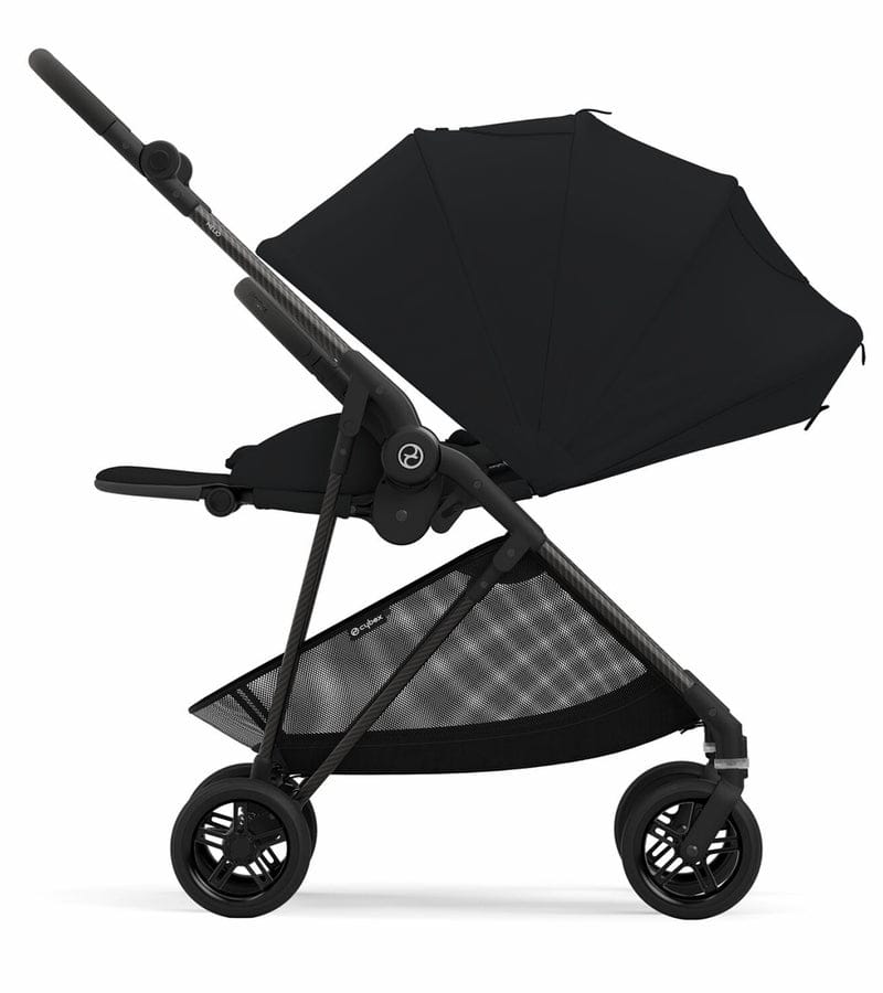 Cybex Melio Carbon 3 + Aton G Travel System Bundle - Moon Black / Moon Black - 522002401-522001441
