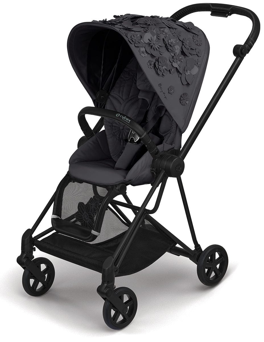 Cybex Mios 2 Complete Stroller Bundle - Simply Flowers - Dream Grey