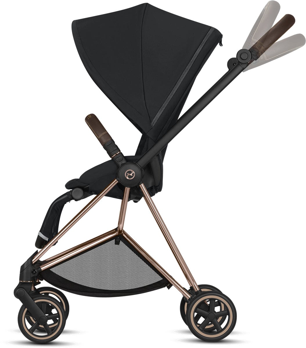 Cybex Mios 2 Complete Stroller - Chrome/Black/Indigo Blue – Albee Baby