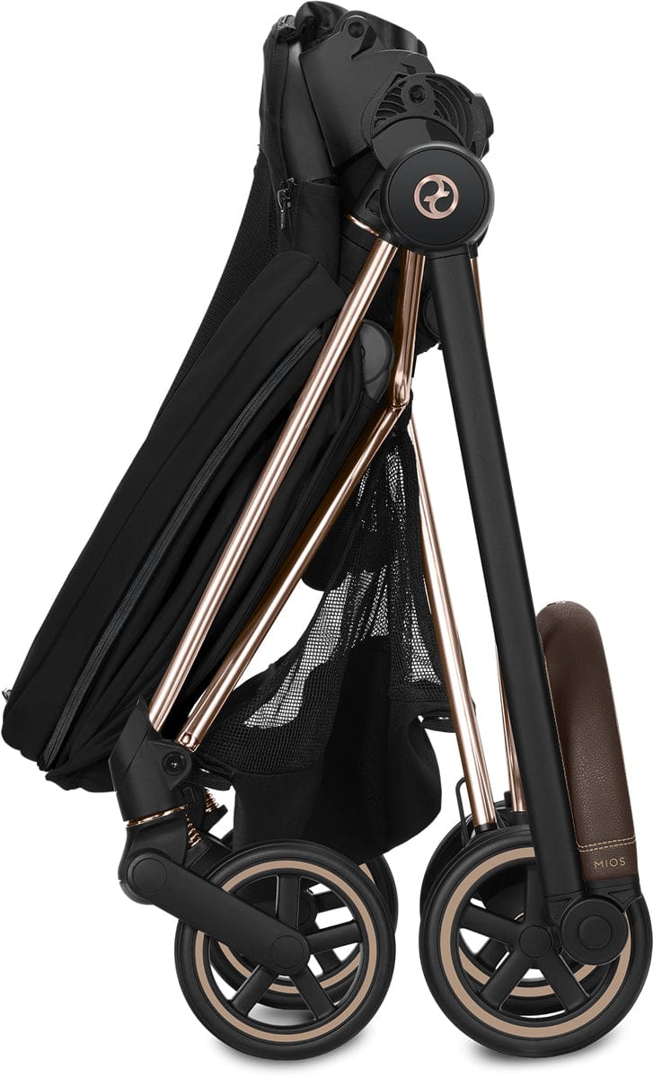 Cybex Mios 2 Complete Stroller - Chrome/Black/Manhattan Grey - 519003549-C